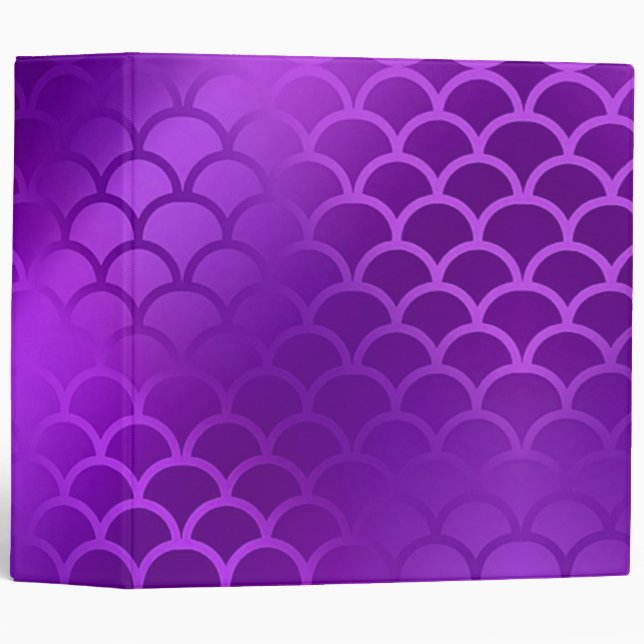 Purple mermaid binder (Front/Spine)