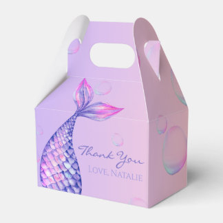 Purple Mermaid Favour Box