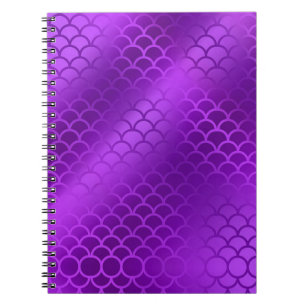 Purple mermaid notebook