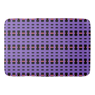 Purple mesh bath mat