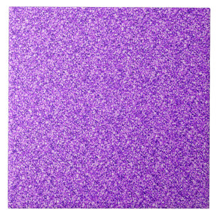Purple metallic glitter tile