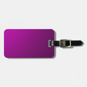 Purple Metallic Luggage Tag