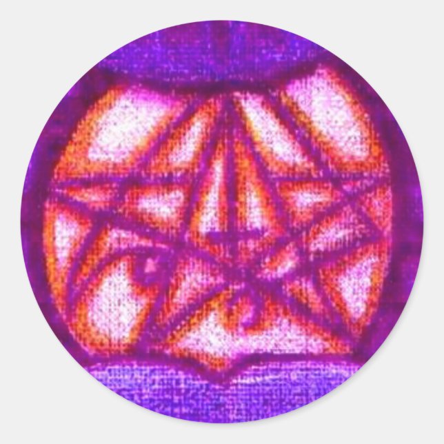 Purple Miasma Sigil Stickers (Front)