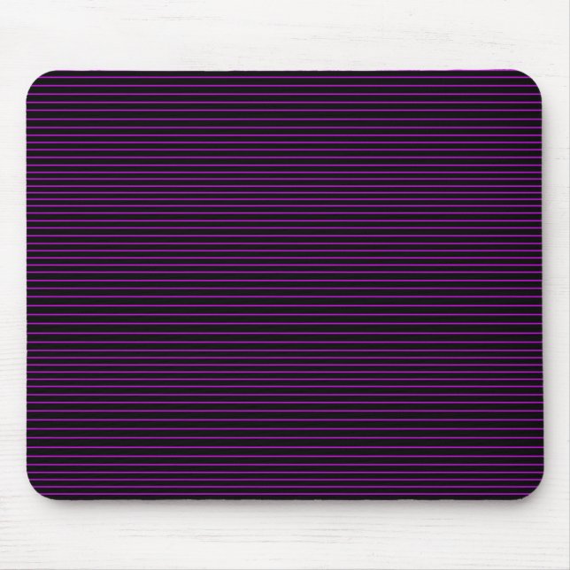 Purple minimal lines mouse pad (Front)