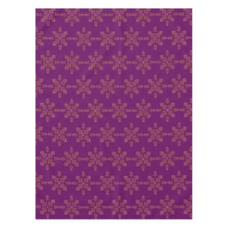 Purple Minimal South Indian Kolam Design Tablecloth