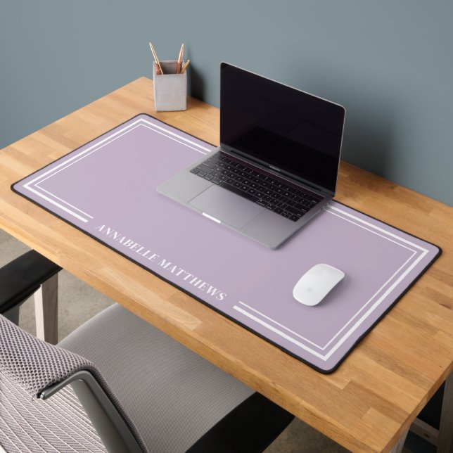Purple Minimalist Monogram (Bureau 2)