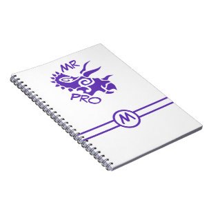 Purple Mister Pro Triceratops Skilled Ancient  Notebook