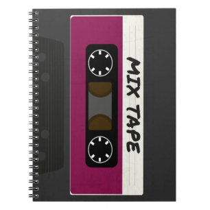 Purple Mix Tape - 80s And 90s Retro Inspired Gift Notebook