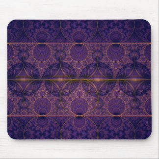 Purple Mobius Dragon Fractal Art Mouse Pad