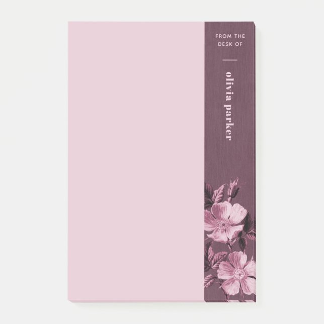 Purple Monochromatic Blooms Floral Notes (Front)