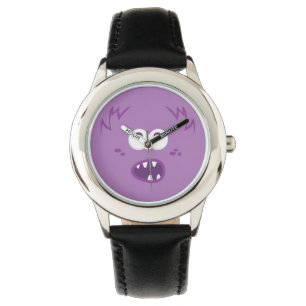 Purple Monster Face Watch