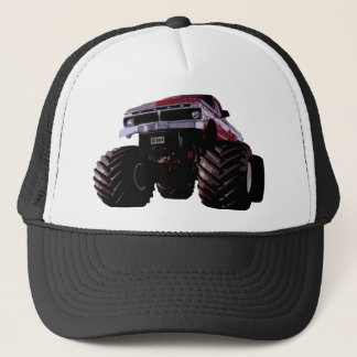 Purple Monster Truck Trucker Hat