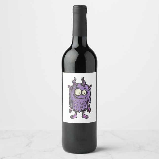 Purple Monster Wine Label (Front)