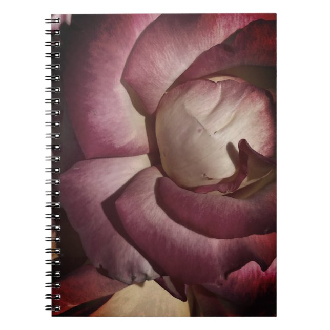 Purple Mood Flower Notebook  (Front)