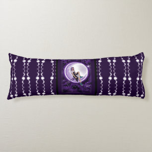 Purple Moon Child Body Pillow
