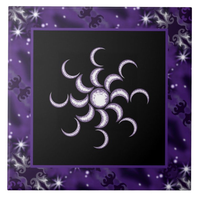Purple Moon Child Tile (Front)