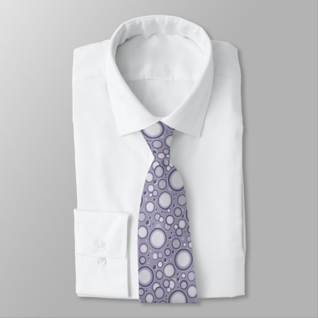 Purple Moon Neck Tie (Tied)