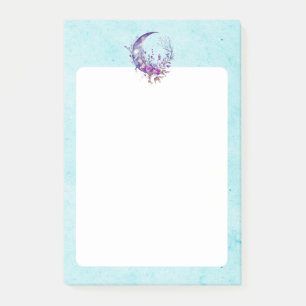 Purple Moon Post-it Notes