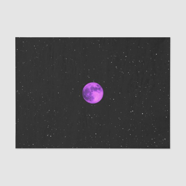 Purple Moon -Space Stars- Tissue Paper (Front)