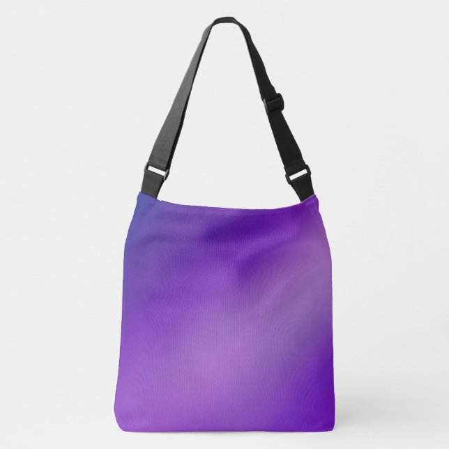 Purple  moonlight ombre effect  crossbody bag (Front)