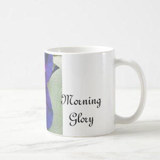 Purple Morning Glory Floral Mug
