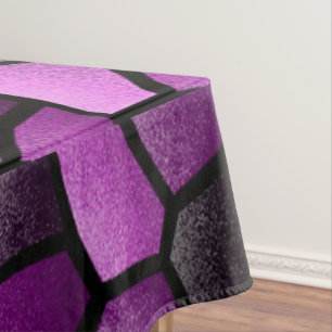 Purple Mosaic Tablecloth