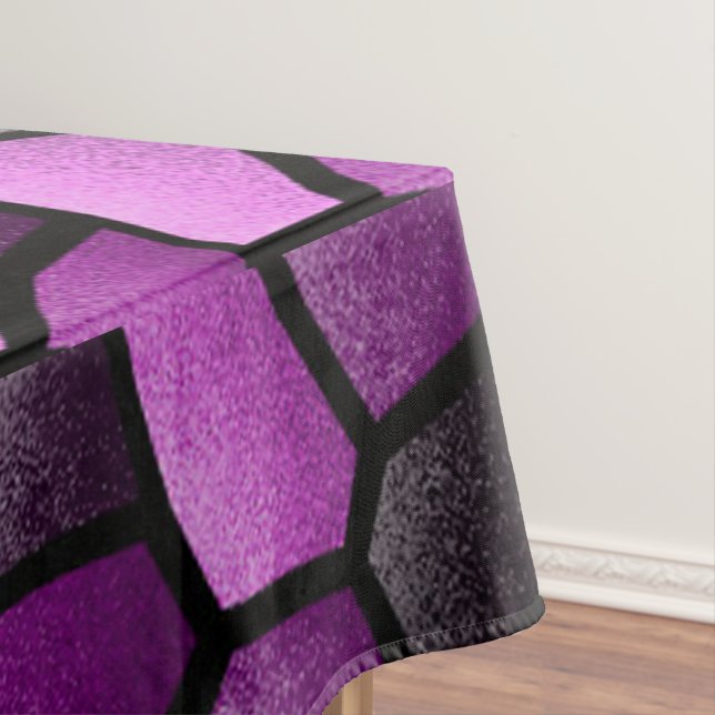 Purple Mosaic Tablecloth (In Situ)