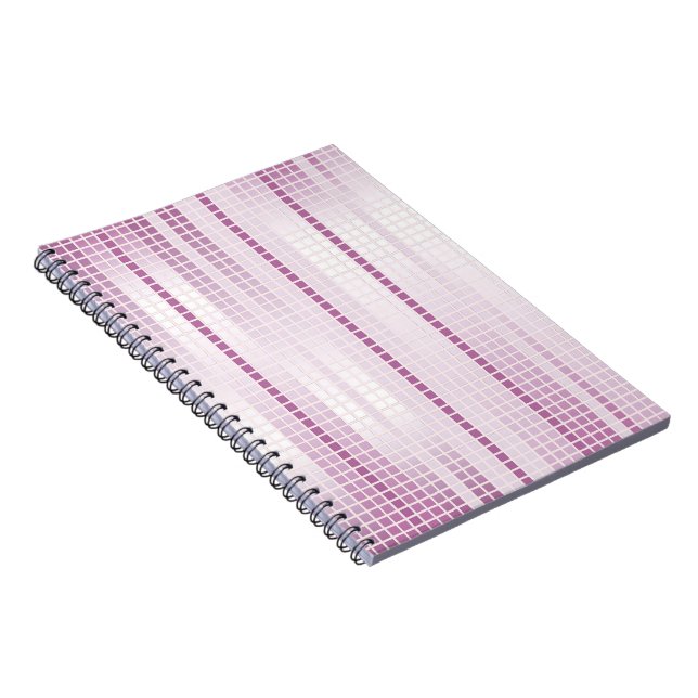 Purple Mosaic Tiles Notebook (Right Side)