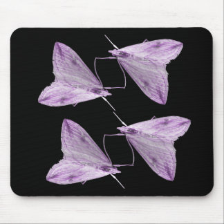 Purple Moth Art Mousepad