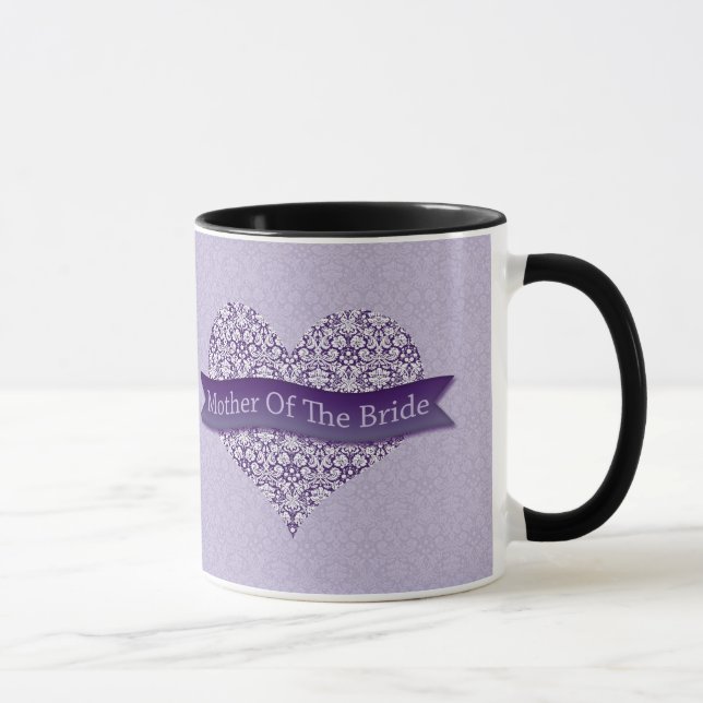 Purple Mother of the Bride Mug (Right)