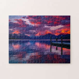 Purple Mountain Art Pittoresque Puzzles Complexe J