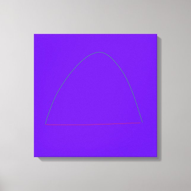 Purple Mountain Canvas Print (Front)