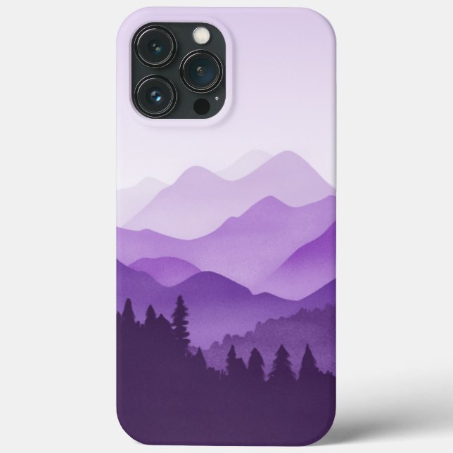Purple Mountain Majesty Case-Mate iPhone Case (Back)