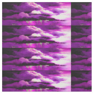 Purple Mountain Majesty Clouds Fabric