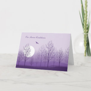 Purple Mountain Sunset, Condolences from Group Card