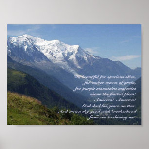 Purple Mountain's Majesty Poster