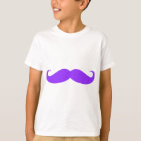 Purple Moustache Stache