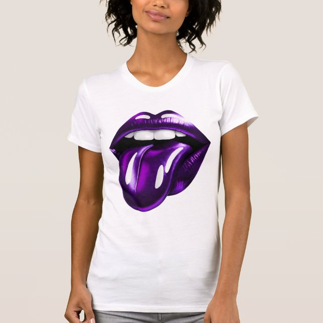 Purple mouth T-Shirt (Front)