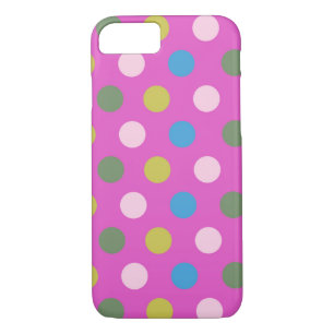 Purple Multi coloured Polka Dots Case-Mate iPhone Case