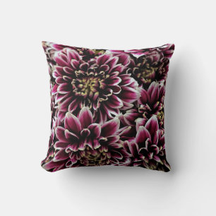 Purple mums - pillow