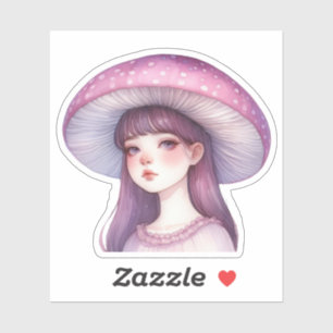 Purple Mushroom Girl
