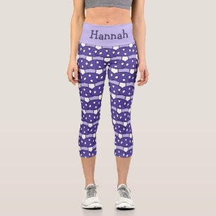 Purple Mushroom Name Capris