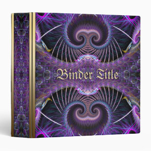 Purple Mushroom Tree Fantasy Album Binder
