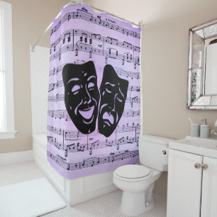 Purple Music and Theatre Masks