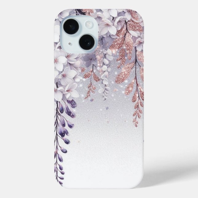 Purple Mystical Wisteria Drift Case-Mate iPhone Case (Back)
