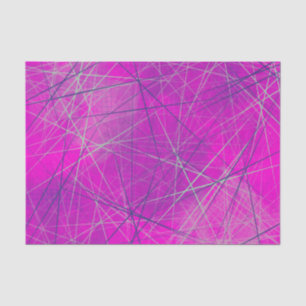 Purple n Pink Network Lines Abstract Tissue Paper