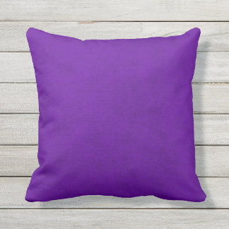 Purple Neon Colour Bright Velvet Look Outdoor Pillow