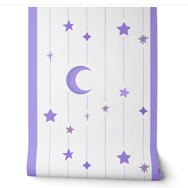 Purple Night sky  Wallpaper (Unrolling)