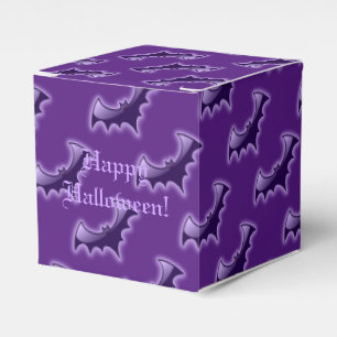 Purple Night Wing Bats Cube Favour Box