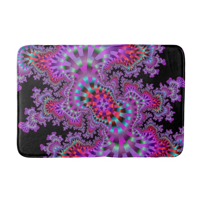 Purple Nightmare Bath Mat (Front)